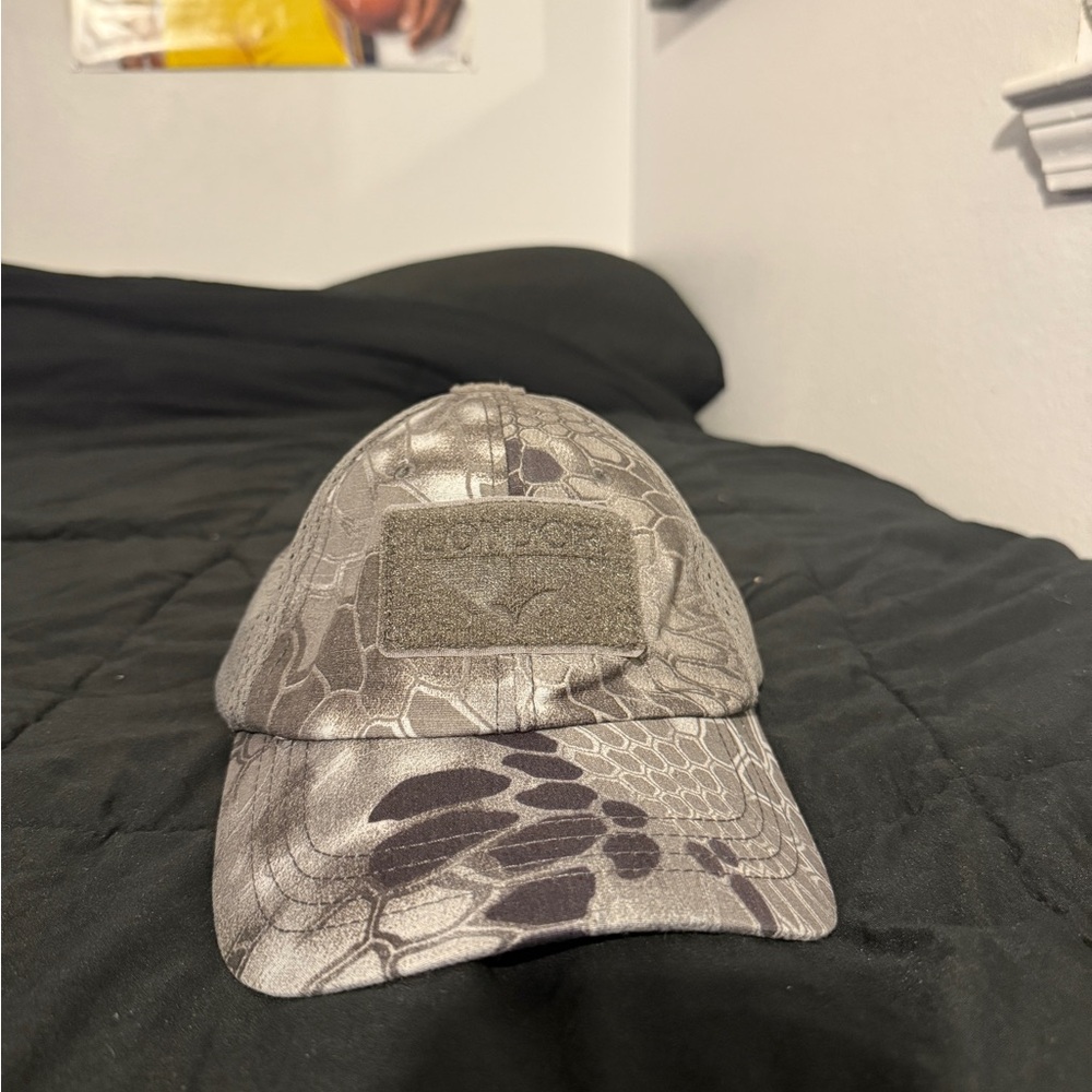 KRYPTEK CONDOR Tactical Hat Cap Mens Strapback Gray Camo Urban Mesh Military Dad